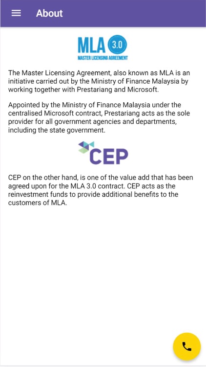 CEP Mobile App