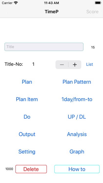 TimeP / time survey-management