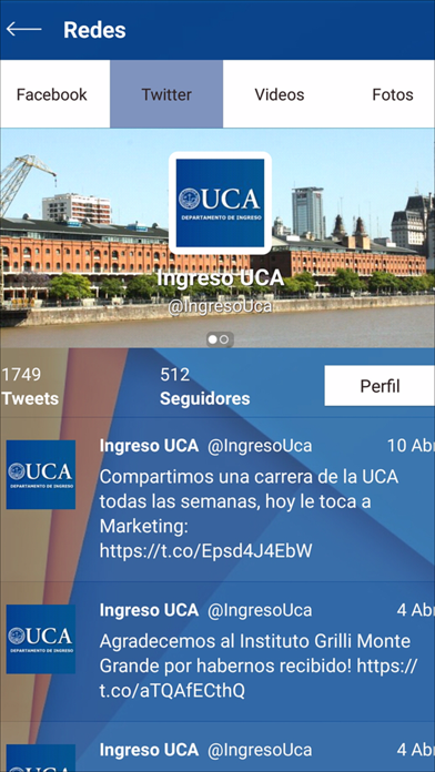 How to cancel & delete UCA - Departamento de Ingreso from iphone & ipad 3