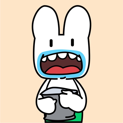 Easter Bunny Animated Stickers Icon