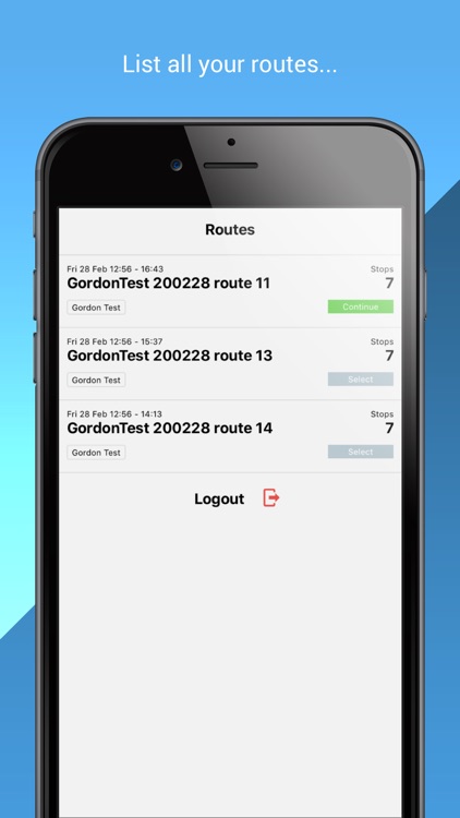 Gordon Driver App