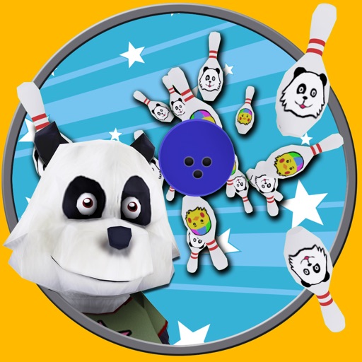 pandoux crazy bowling for kids - free game icon