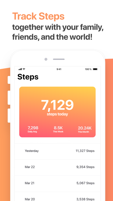 StepWorld - Easy Step Tracking screenshot 2