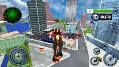 Flying Lion Robot Transform screenshot 2