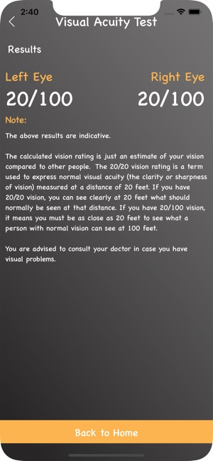 Visual Eyes Acuity Test(圖5)-速報App