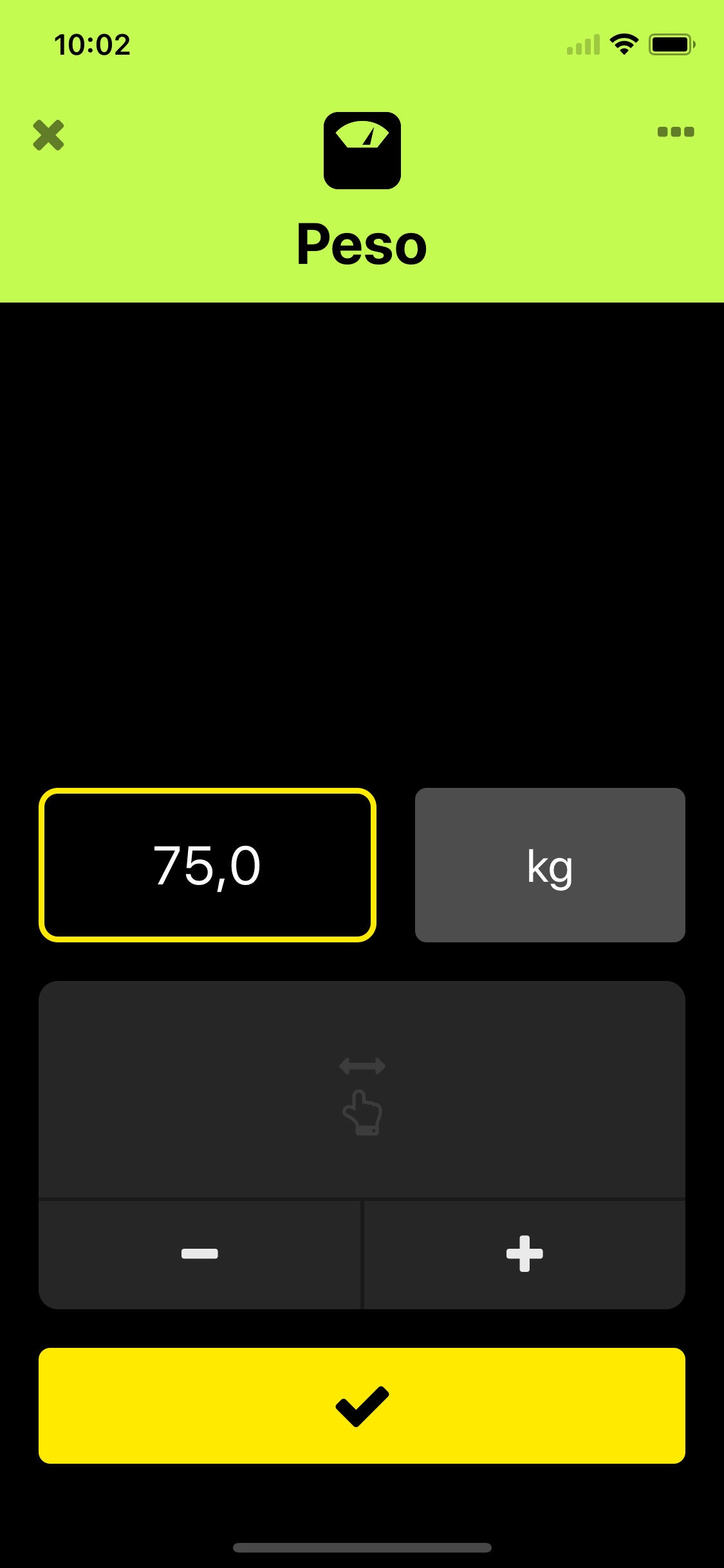 Screenshot do app HealthFace