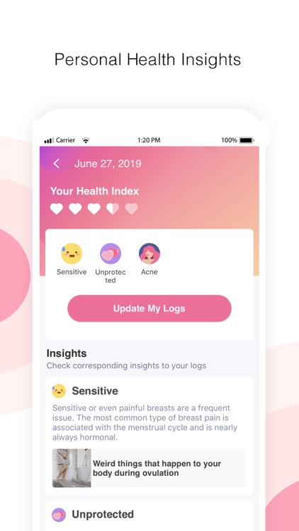 Cherry - Period Tracker screenshot-3