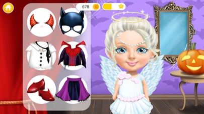 How to cancel & delete Sweet Baby Girl Halloween Fun - Spooky Makeover & Dress Up Party from iphone & ipad 3