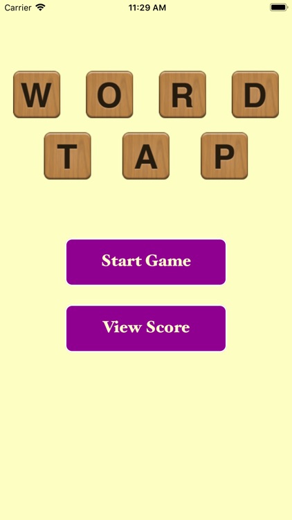 Word Tapping Puzzle