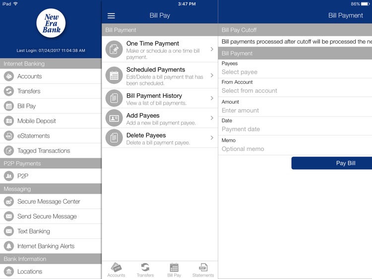 New Era Bank App for iPad screenshot-4