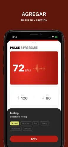 Captura 5 Presion Arterial - Pulsometro iphone