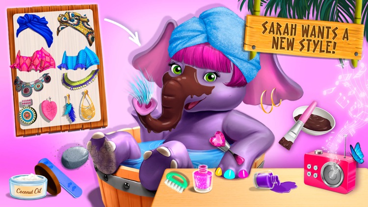 Jungle Animal Hair Salon 2 screenshot-6