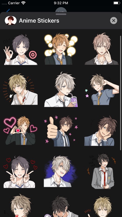 iStickers: Anime Stickers screenshot-3