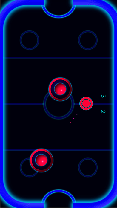 Air Hockey Blue Screenshot 1