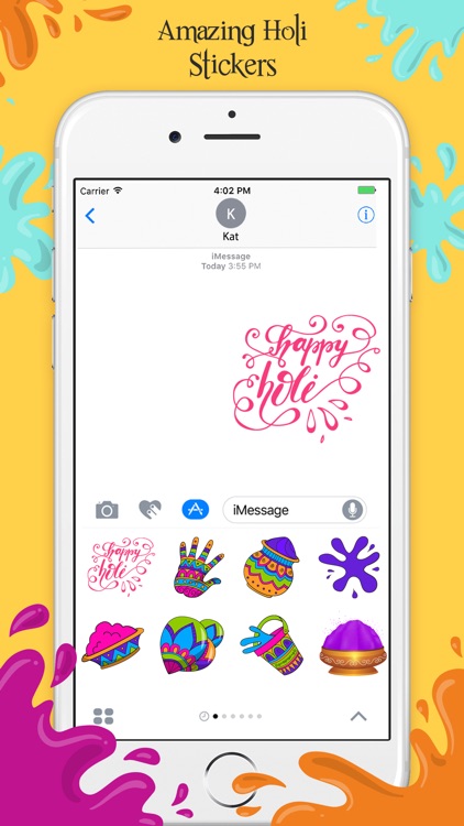 Holi Stickers - Dhuleti Emojis screenshot-5
