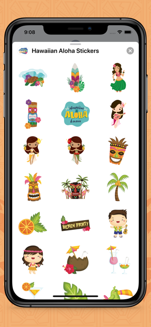 Hawaiian Aloha Stickers(圖2)-速報App