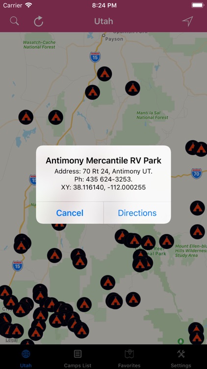 Utah & Nevada - Campgrounds RV screenshot-4