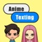 Create exciting texting stories with anime characters