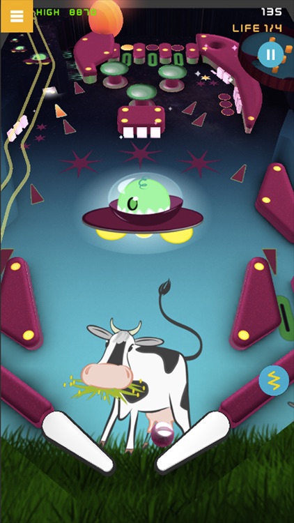 Pinball Alien vs Cow