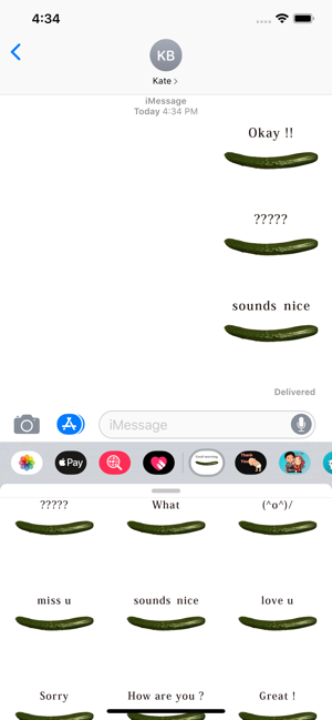 Cute Cucumber Stickers(圖1)-速報App