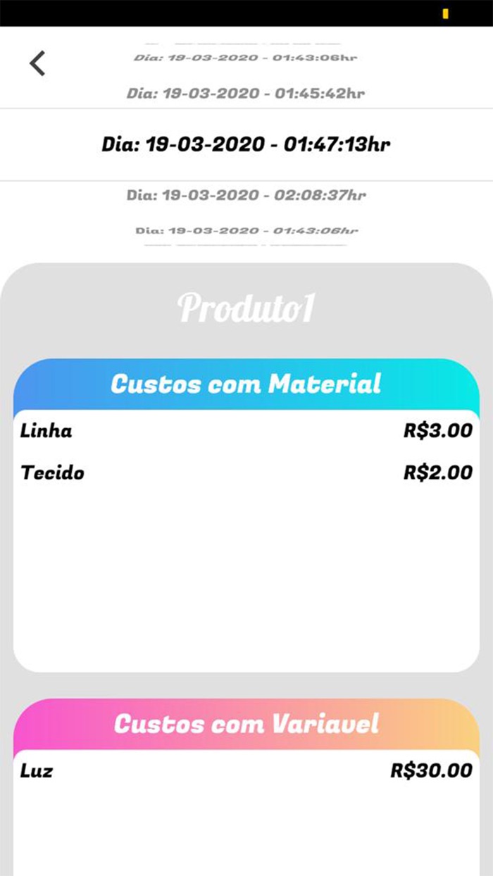 Calculadora de preços de venda