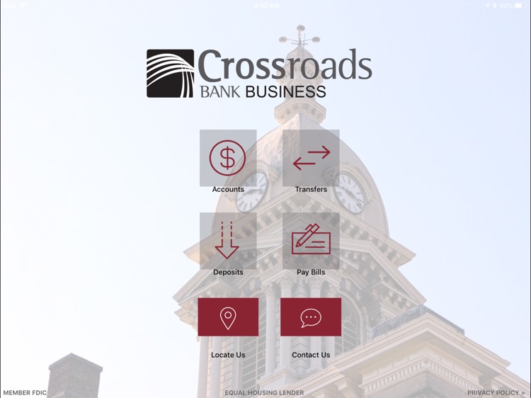 Crossroads Bank Biz for iPad