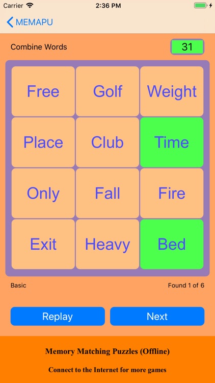 MEMAPU Memory Matching Puzzles