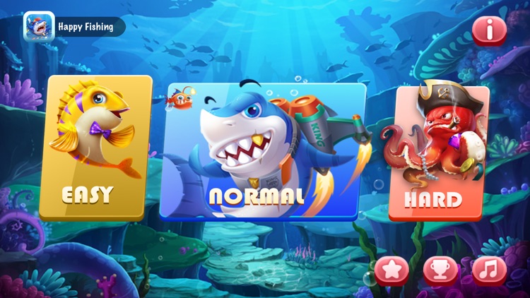 Cartoon fishing card flip game