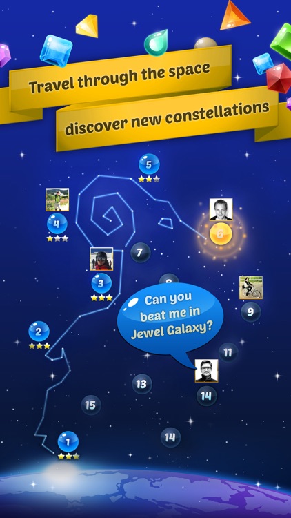 Jewel Galaxy: Gem Match Puzzle screenshot-4