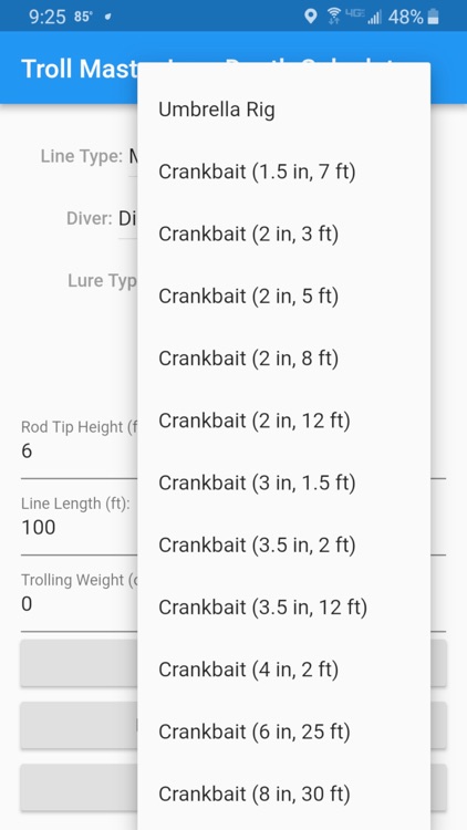 Troll Master Depth Calculator screenshot-6