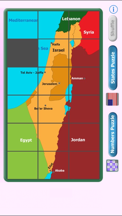 Israel Map Puzzle