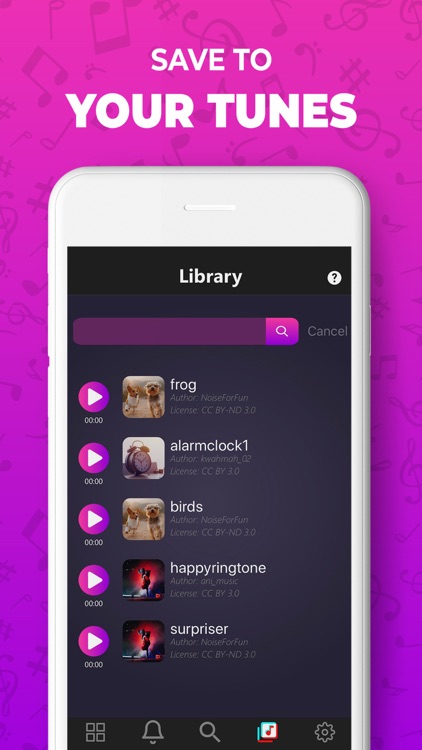 Ringtones: for iPhone