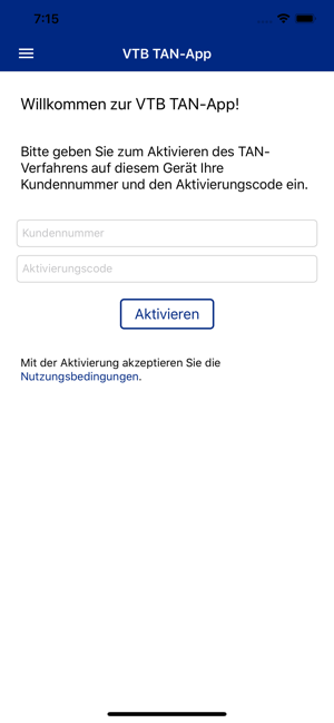 Mein VTB TAN-App