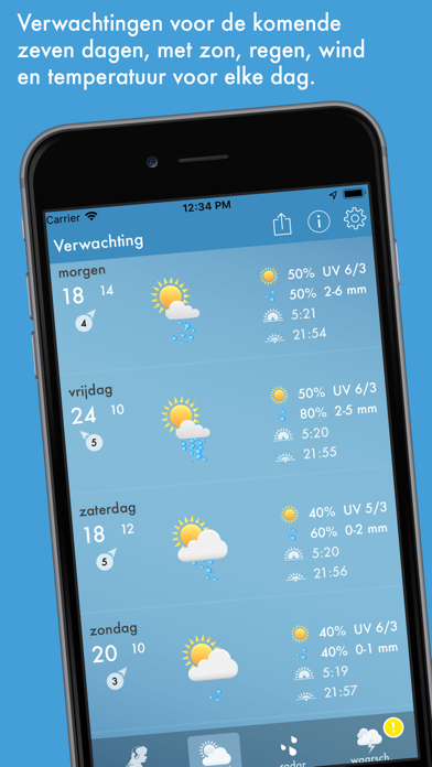 Weather Report The Netherlands Screenshot 2