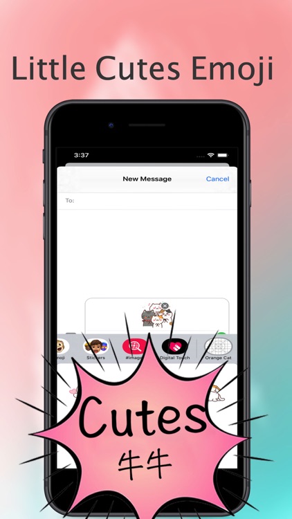 Little Cutes Emoji screenshot-3