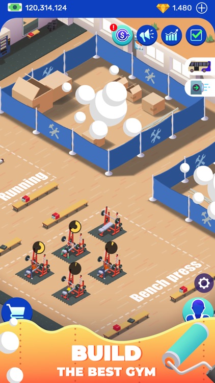 Idle Fitness Gym Tycoon - Game screenshot-4