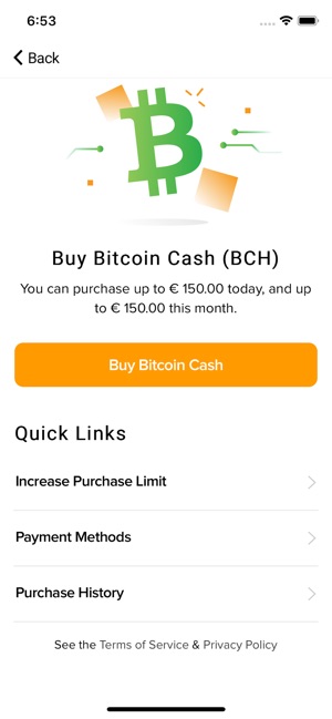 Bitcoin cash limit Bitcoin cash limit