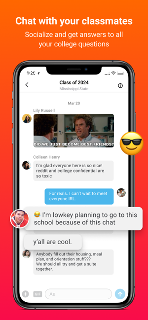 ZeeMee: college, student, chat