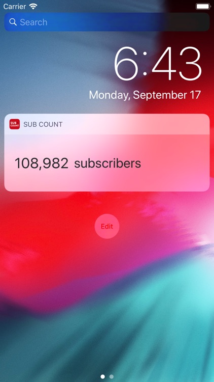 sub count