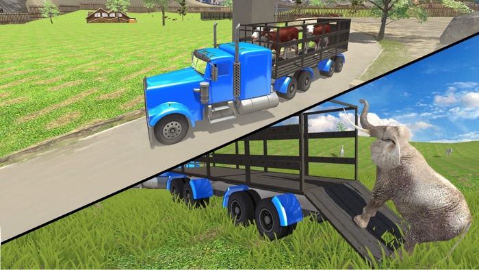 动物园动物运输车 - 卡车驾驶模拟器