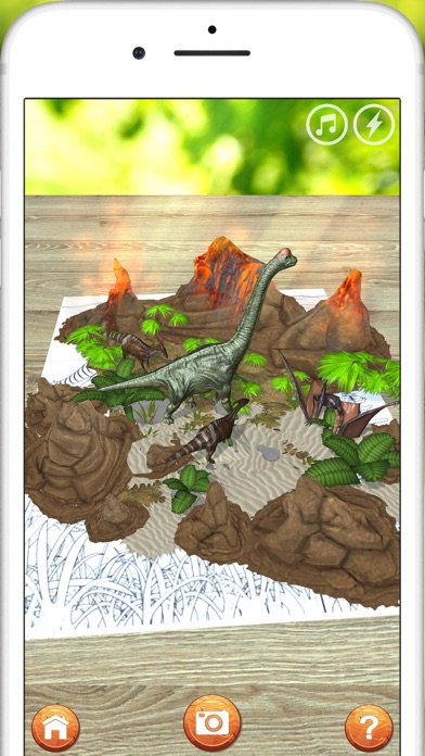 How to cancel & delete AR 3D dinosaurs from iphone & ipad 2