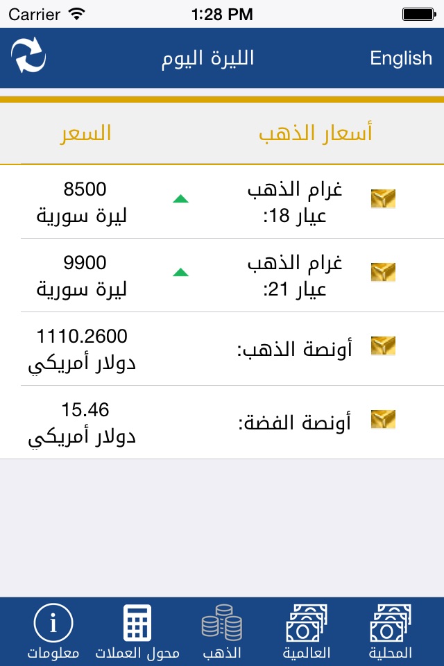 الليرة اليوم screenshot 2