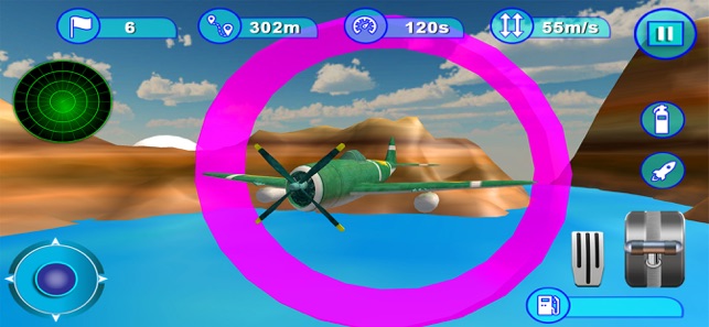 Fly Airplane 3D : Flight Games(圖4)-速報App