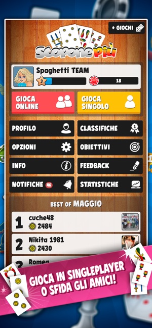 SCARICARE SCOPONE PIU