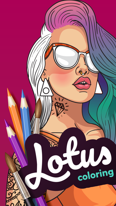 Lotus: Coloring book for adults Screenshot 1