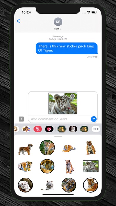 King Of Tigers Sticker Pack screenshot 2