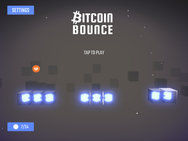 Bitcoin Bounce, game for IOS
