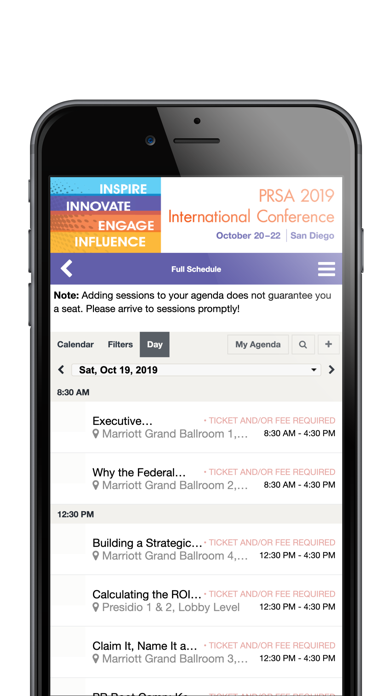 PRSA International Conference screenshot 2