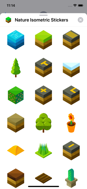 Nature Isometric Stickers(圖3)-速報App