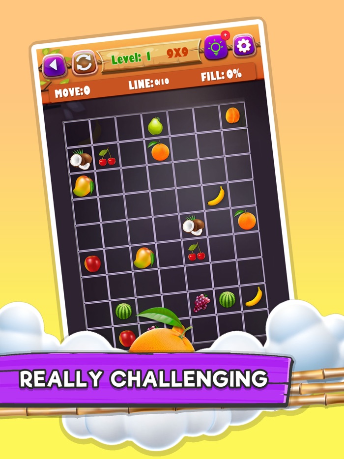Fruit Puzzle Ninja Line Link